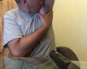 Licking sweaty armpits