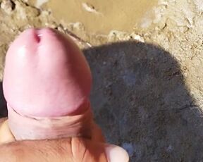 Explosion on the beach