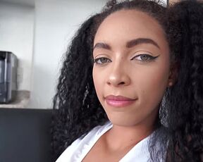 Vitoria Slim, 19 years green-eyes very slim Brazilian ebony, gets hard fucked by 3 big cocks (DAP, 0% pussy, Anal, teen 18 , DATM, bbc, dirty talk) OB566